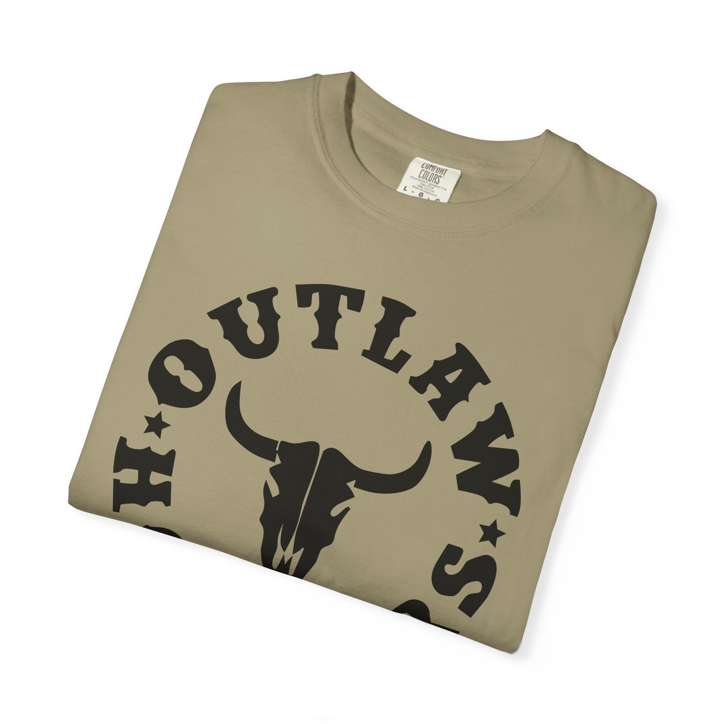 Black Outlaw Holsters Garment-Dyed T-shirt, Unisex