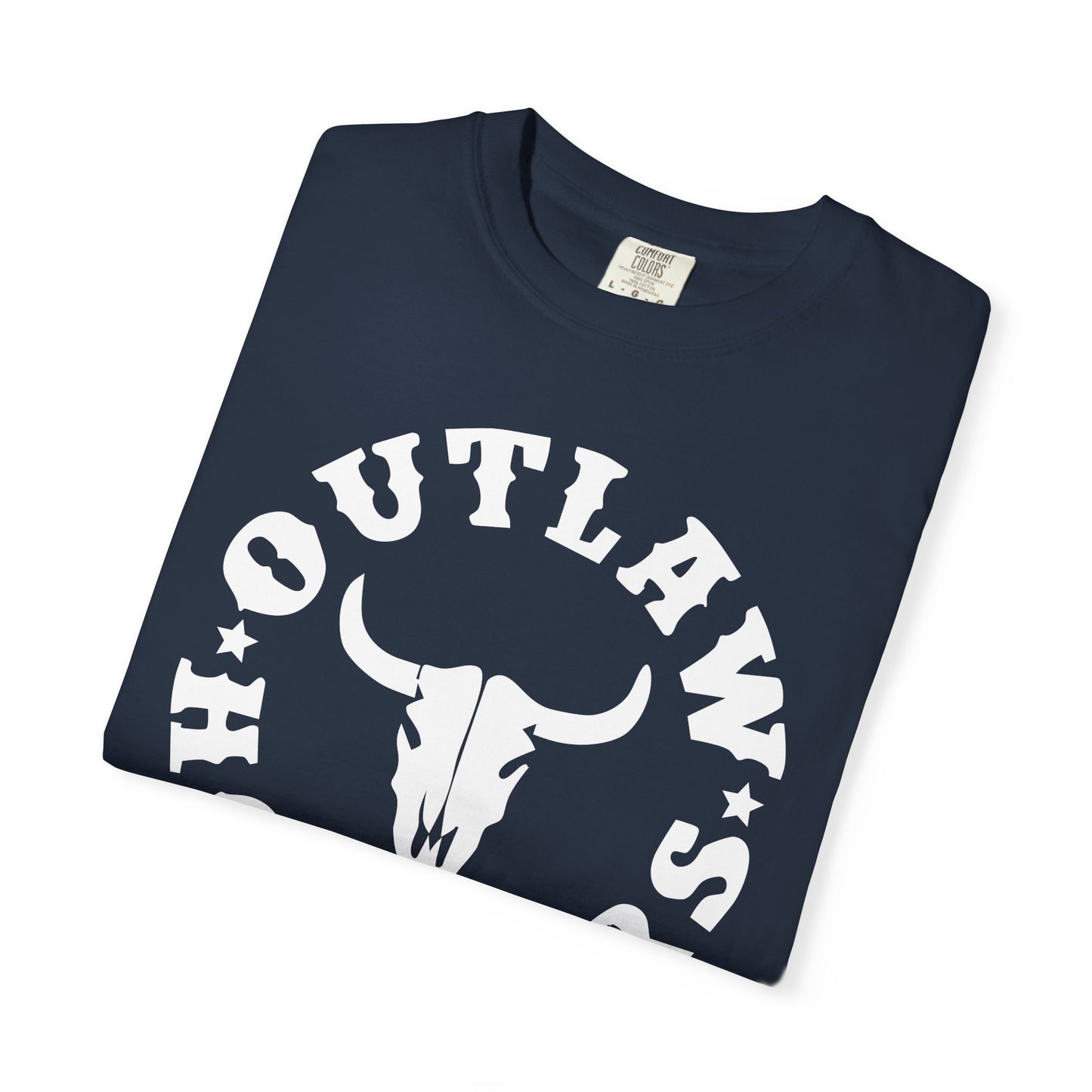 White Outlaw Holsters Garment-Dyed T-shirt, Unisex