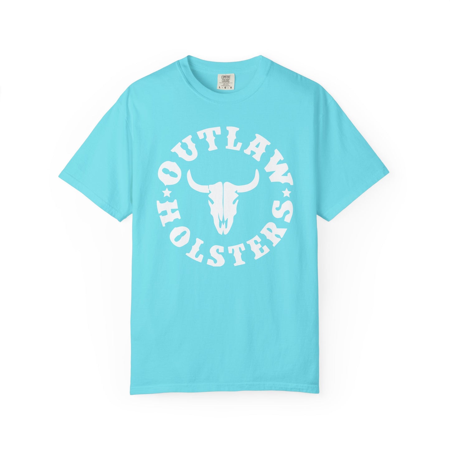 White Outlaw Holsters Garment-Dyed T-shirt, Unisex