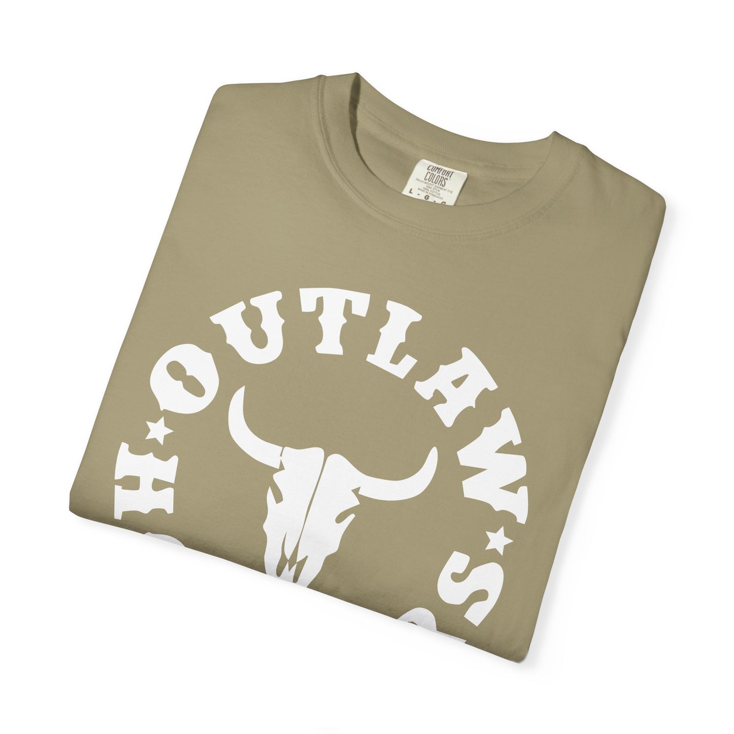 White Outlaw Holsters Garment-Dyed T-shirt, Unisex