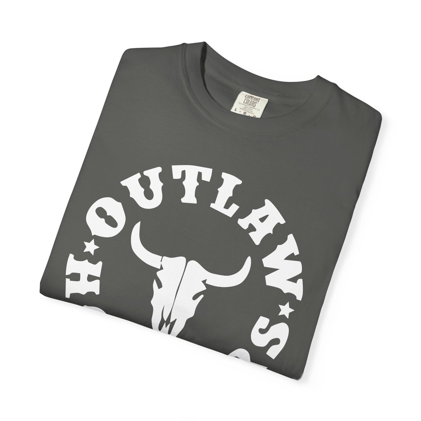 White Outlaw Holsters Garment-Dyed T-shirt, Unisex