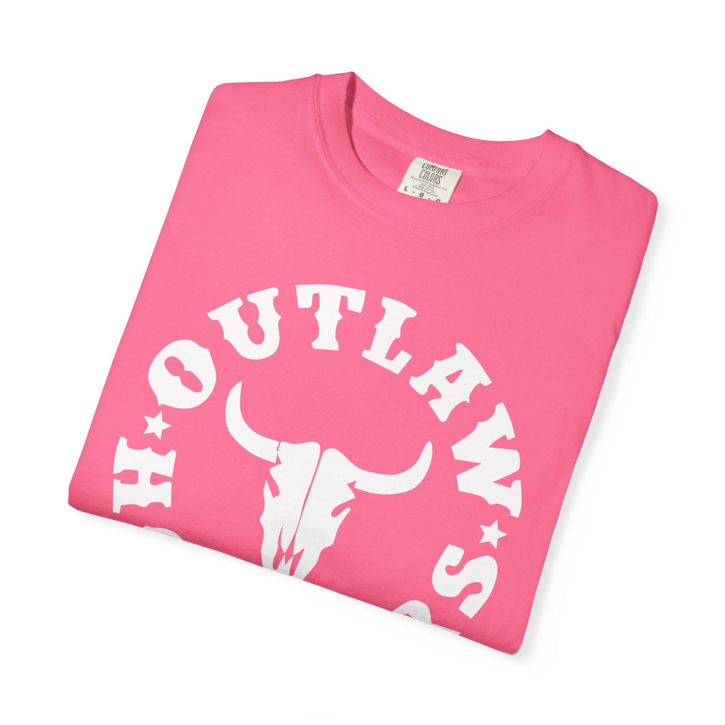 White Outlaw Holsters Garment-Dyed T-shirt, Unisex