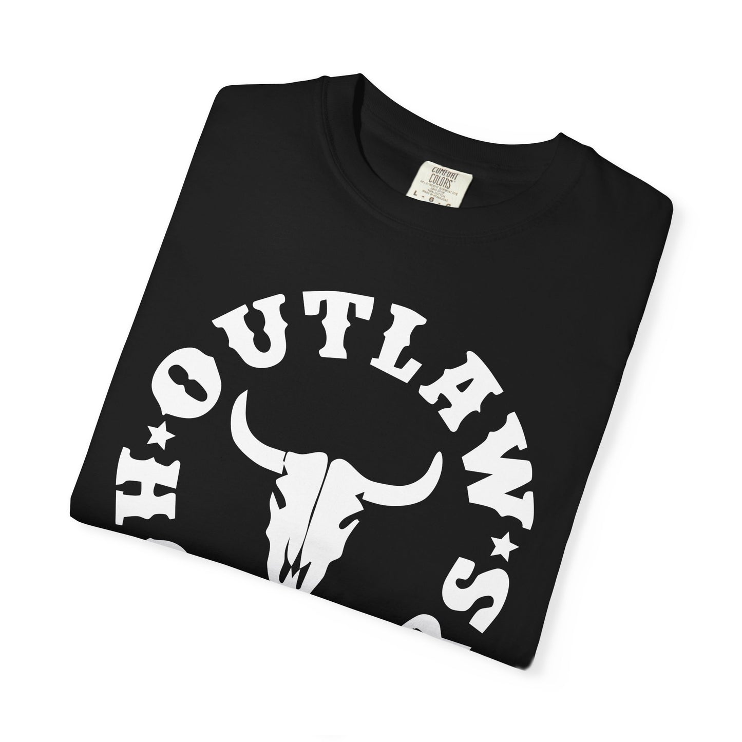 White Outlaw Holsters Garment-Dyed T-shirt, Unisex