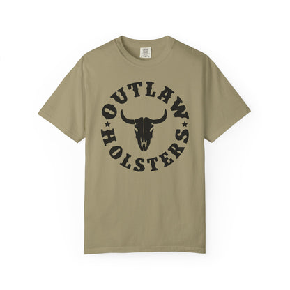 Black Outlaw Holsters Garment-Dyed T-shirt, Unisex