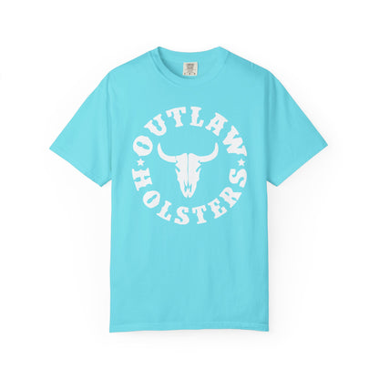 White Outlaw Holsters Garment-Dyed T-shirt, Unisex