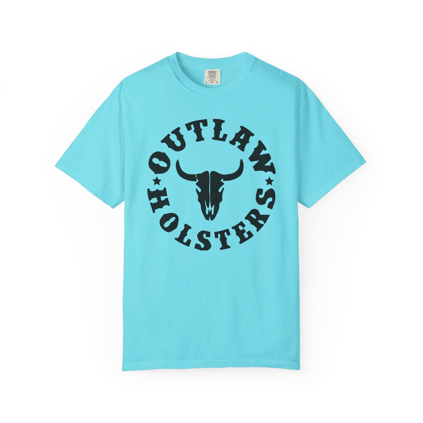 Black Outlaw Holsters Garment-Dyed T-shirt, Unisex