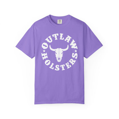 White Outlaw Holsters Garment-Dyed T-shirt, Unisex