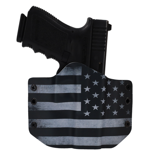 Black and White USA OWB Holster