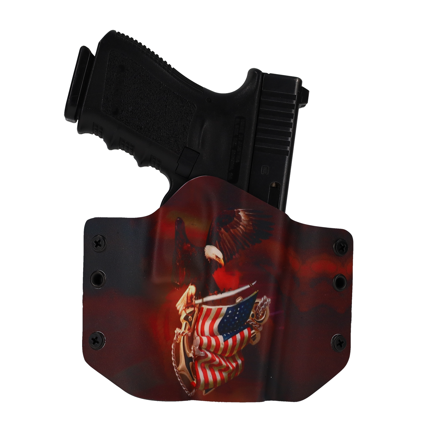 American Flag Eagle OWB Holster